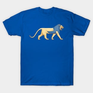 Blue Lion of Ishtar gate T-Shirt